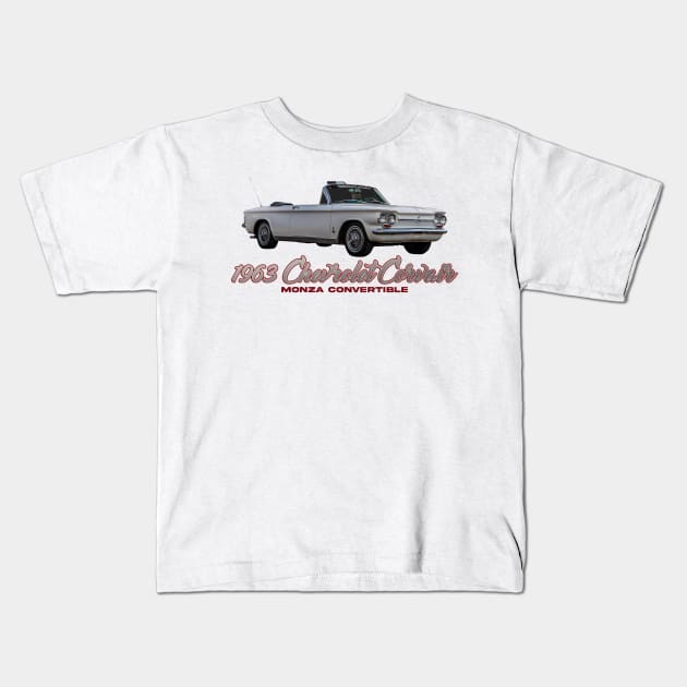 1963 Chevrolet Corvair Monza Convertible Kids T-Shirt by Gestalt Imagery